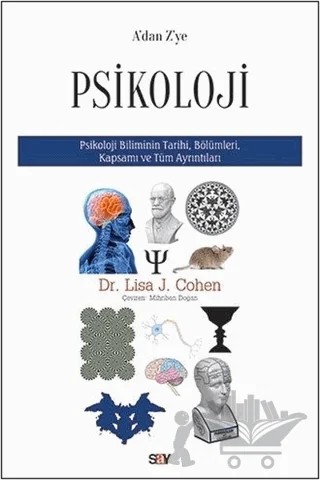 A'dan Z'ye Psikoloji – Lisa J. Cohen – Say Yayınları kitap kapağı