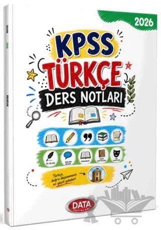 2026 KPSS Türkçe Ders Notları – Kolektif – Data Yayınları kitap kapağı