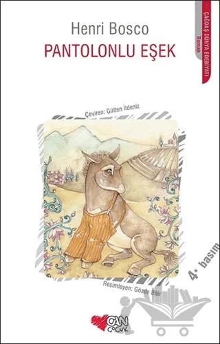 Pantolonlu Eşek – Henri Bosco – Can Çocuk Yayınları kitap kapağı