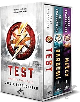 Test Serisi Kutulu Özel Set (3 Kitap) – Joelle Charbonneau – Pegasus Yayınları kitap kapağı