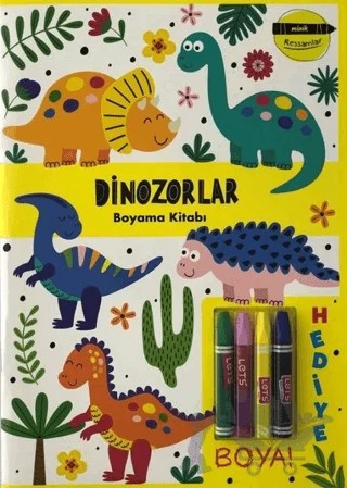 Dinozorlar Boyama Kitabı - Minik Ressamlar – Kolektif – Doğan Egmont Yayıncılık kitap kapağı