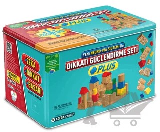 Dikkati Güçlendirme Seti Plus 4 Yaş C – Osman Abalı – Adeda Yayınları kitap kapağı
