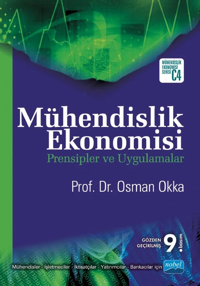 MÜHENDİSLİK EKONOMİSİ Prensipler ve Uygulamalar – Osman Okka – Nobel Akademik Yayıncılık kitap kapağı
