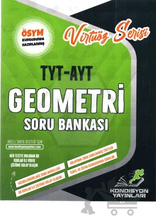 TYT-AYT Geometri Virtüöz Serisi Soru Bankası – Kolektif – Kondisyon Yayınları kitap kapağı