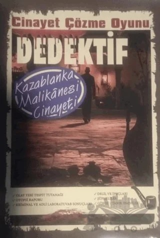 Cinayet Çözme Oyunu Dedektif - Kazablanka Malikanesi Cinayeti – Kollektif – MT Dedektiflik kitap kapağı