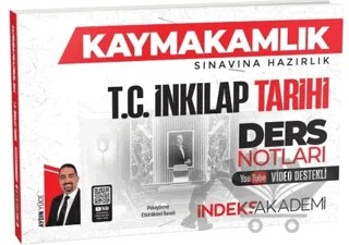 Kaymakamlık TC İnkılap Tarihi Video Ders Notları – Aydın Yüce – İndeks Akademi Yayıncılık kitap kapağı