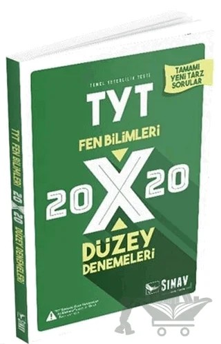 2019 TYT Fen Bilimleri 20x20 Düzey Denemeleri – Kolektif – Sınav Yayınları kitap kapağı
