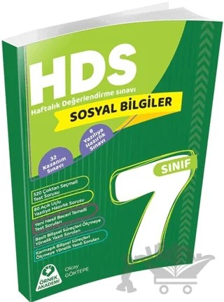 7. Sınıf Sosyal Bilgiler Haftalık Değerlendirme Sınavı HDS – Kolektif – Örnek Akademi kitap kapağı