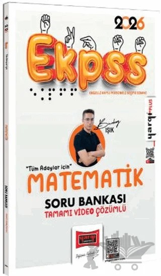 2026 EKPSS Tüm Adaylar İçin Matematik Tamamı Video Çözümlü Soru Bankası – Burkay Işık – Yargı Yayınevi kitap kapağı