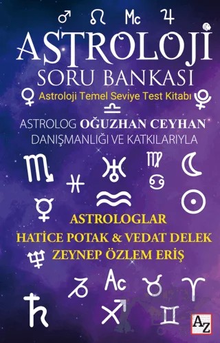 Astroloji Soru Bankası – Oğuzhan Ceyhan, Hatice Potak, Vedat Delek, Zeynep Özlem Eriş – Az Kitap kitap kapağı