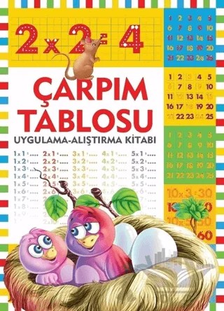 Çarpım Tablosu / Uygulama - Alıştırma Kitabı – Kolektif – Mor Kelebek kitap kapağı