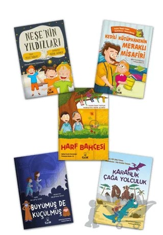 Serüvenler Dizisi (5 Kitap) – Melek Turgay, İlkay Noylan, Elif Çiftçi Yılmaz – Floki Çocuk kitap kapağı