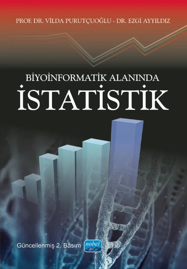 Biyoinformatik Alanında İstatistik – Vilda Purutçuoğlu, Ezgi Ayyıldız – Nobel Akademik Yayıncılık kitap kapağı