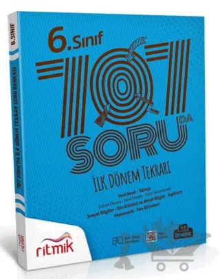 6. Sınıf 707 Soruda İlk Dönem Tekrarı – Kolektif – Ritmik Yayınları kitap kapağı