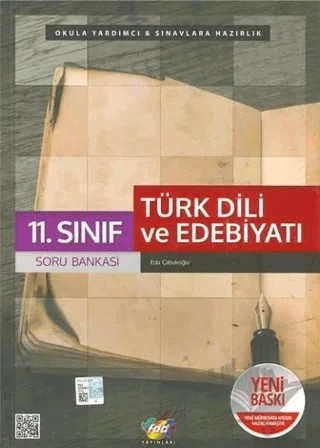 11. Sınıf Türk Dili ve Edebiyatı Soru Bankası – Eda Çabukoğlu – Fdd Yayınları kitap kapağı