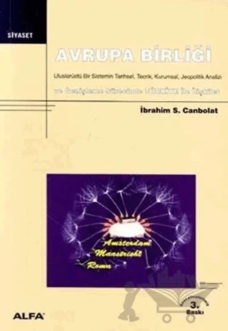 Avrupa Birliği – İbrahim S. Canbolat – Alfa Yayınları kitap kapağı