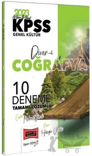 Yargı Yayınları 2023 KPSS Divan-ı Coğrafya Tamamı Çözümlü 10 Deneme – Hüseyin Ulutaş – Yargı Yayınevi kitap kapağı