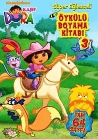 Dora Öykülü Boyama Kitabı 3 – Kolektif – Doğan Egmont Yayıncılık kitap kapağı