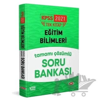2021 KPSS Tek Kitap Eğitim Bilimleri Tamamı Çözümlü Soru Bankası – Kolektif – Data Yayınları kitap kapağı