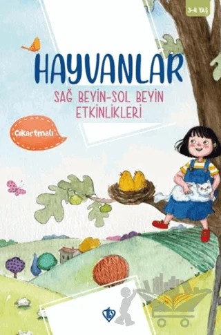 Hayvanlar Sağ Beyin Sol Beyin Etkinlikleri – Gül Nihal Özkan – Türkiye Diyanet Vakfı Yayınları kitap kapağı