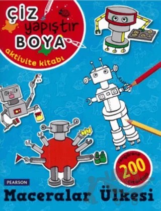 Çiz Yapıştır Boya - Maceralar Ülkesi – Mandy Archer – Pearson Çocuk Kitapları kitap kapağı