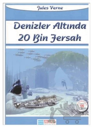 Denizler Altında 20 Bin Fersah – Jules Verne – Evrensel İletişim Yayınları kitap kapağı