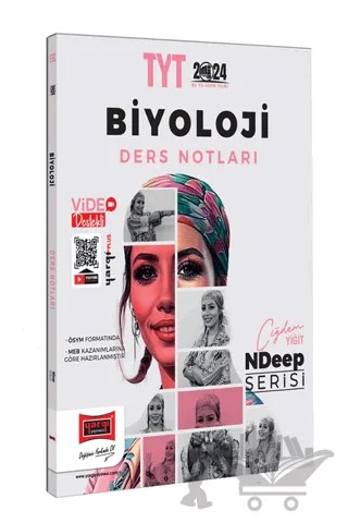 2024 NDeep Serisi TYT Biyoloji Video Ders Notları – Çiğdem Yiğit – Yargı Yayınevi kitap kapağı