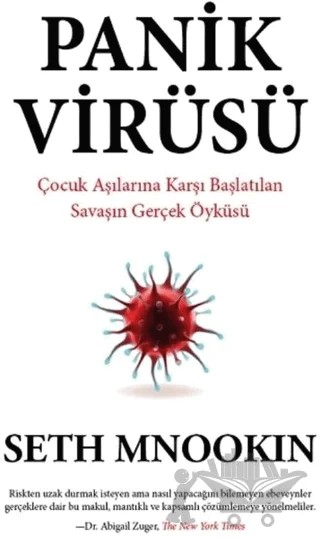 Panik Virüsü – Seth Mnookin – Görünmez Adam Yayıncılık kitap kapağı