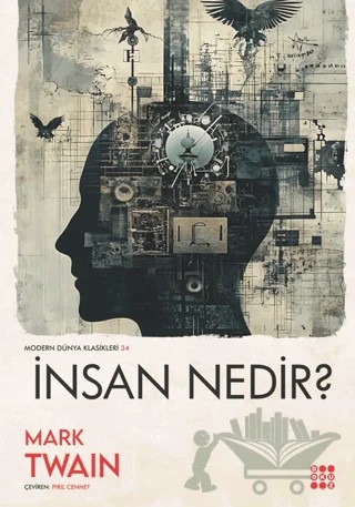 İnsan Nedir? – Mark Twaın – Dokuz Yayınları kitap kapağı