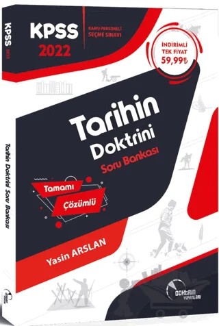 2022 KPSS Tarih Soru Bankası – Yasin Arslan – Doktrin Yayınları kitap kapağı