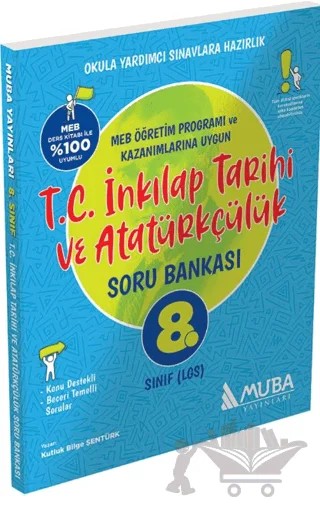 8. Sınıf T.C İnk. Tarihi ve Atatürkçülük Soru Bankası – Kolektif – Muba Yayınları kitap kapağı