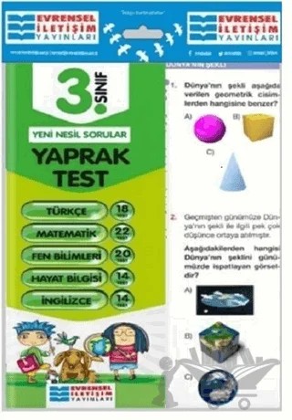 3. Sınıf Tüm Dersler Yaprak Test – Kolektif – Evrensel İletişim Yayınları kitap kapağı