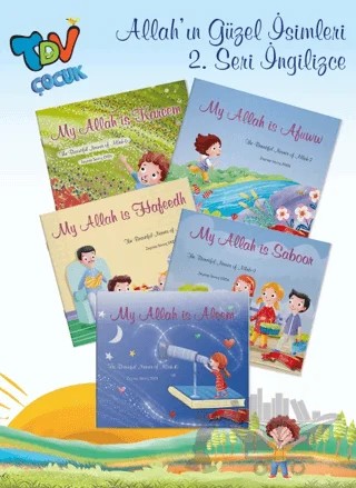 The Beautiful Names of Allah 2 5 Book Set – Zeynep Sevinç Eren – Türkiye Diyanet Vakfı Yayınları kitap kapağı