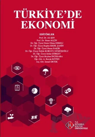 Türkiye'de Ekonomi – Kolektif – İstanbul Kültür Üniversitesi - İKÜ Yayınevi kitap kapağı