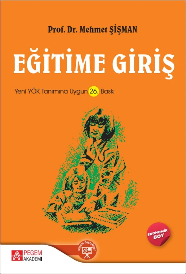 Eğitime Giriş (Ekonomik Boy) – Pegem Akademi Yayıncılık kitap kapağı