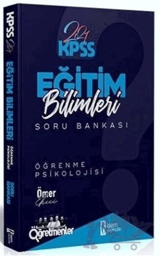 2021 KPSS Eğitim Bilimleri Öğrenme Psikolojisi Soru Bankası – Ömer Ekici – İSEM Yayıncılık kitap kapağı
