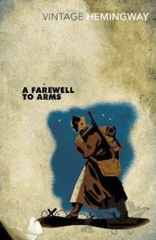 A Farewell To Arms – Ernest Hemingway – Vintage kitap kapağı