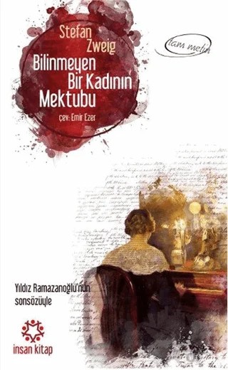 Bilinmeyen Bir Kadının Mektubu – Stefan Zweıg – İnsan Kitap kitap kapağı