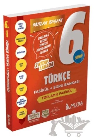 6. Sınıf Türkçe Fasikül ve Soru Bankası – Mustafa Güneser – Muba Yayınları kitap kapağı