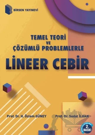 Lineer Cebir – H. Özlem Güney, Sedat İlhan – Birsen Yayınevi kitap kapağı