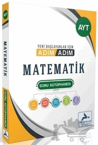 AYT Matematik Adım Adım Çözümsüz Soru Kütüphanesi – Kolektif – Paraf Yayınları kitap kapağı