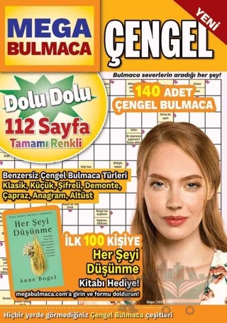 Mega Çengel Bulmaca 2022 - 4 – Kolektif – Maxi Yayıncılık kitap kapağı