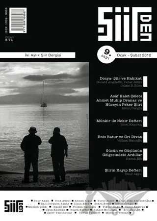 Şiirden İki Aylık Şiir Dergisi Sayı: 9 Ocak - Şubat 2012 – Şiirden Yayıncılık kitap kapağı
