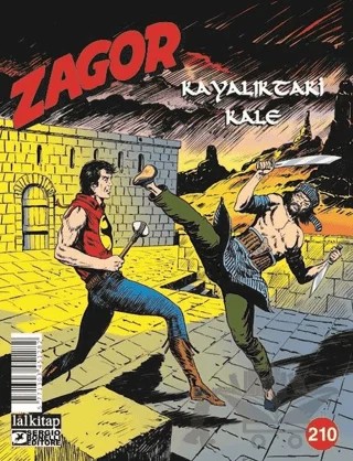 Zagor Sayı 210 - Kayalıktaki Kale – Lal Kitap kitap kapağı