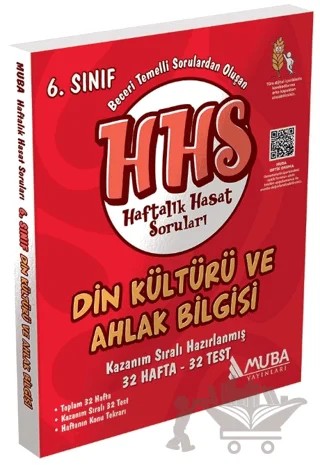 6. Sınıf Din Kültürü Haftalık Hasat Soruları HHS – Kolektif – Muba Yayınları kitap kapağı