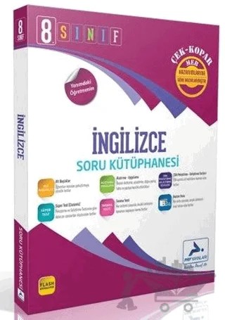 8. Sınıf İngilizce Soru Kütüphanesi – Kolektif – Paraf Yayınları kitap kapağı