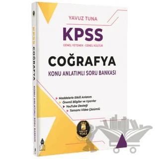 KPSS Coğrafya Konu Anlatımlı Soru Bankası – Yavuz Tuna – Tonguç Akademi kitap kapağı