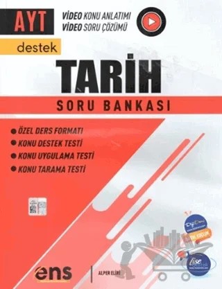 AYT Tarih Destek Soru Bankası – Kolektif – ENS Yayınları kitap kapağı