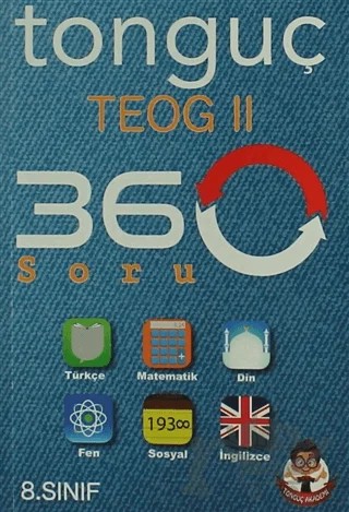 8. Sınıf TEOG-2 360 Soru – Kolektif – Tonguç Akademi kitap kapağı