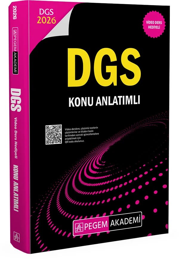 2026 DGS Konu Anlatımlı – Kitap İçerisinde Aktivasyon Kodu İle Aktif Edilen Video Ders İçerikleri İle – Pegem Akademi Yayıncılık kitap kapağı